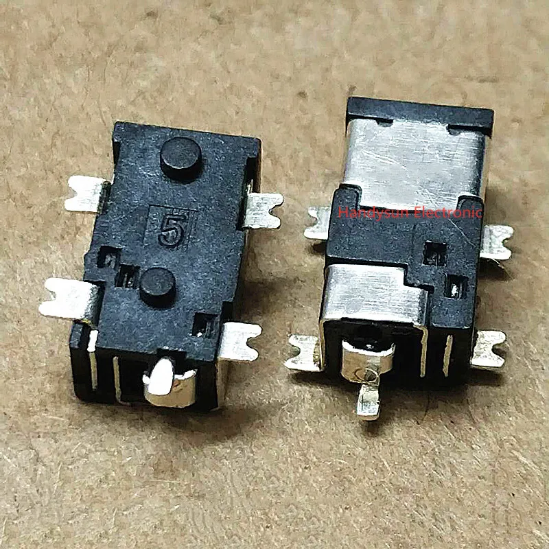 2.5mm Aperture DC-041 DC Power Socket Female Socket Interface 5-pin Patch with Post Power Head Charging Base  Connector Adapter