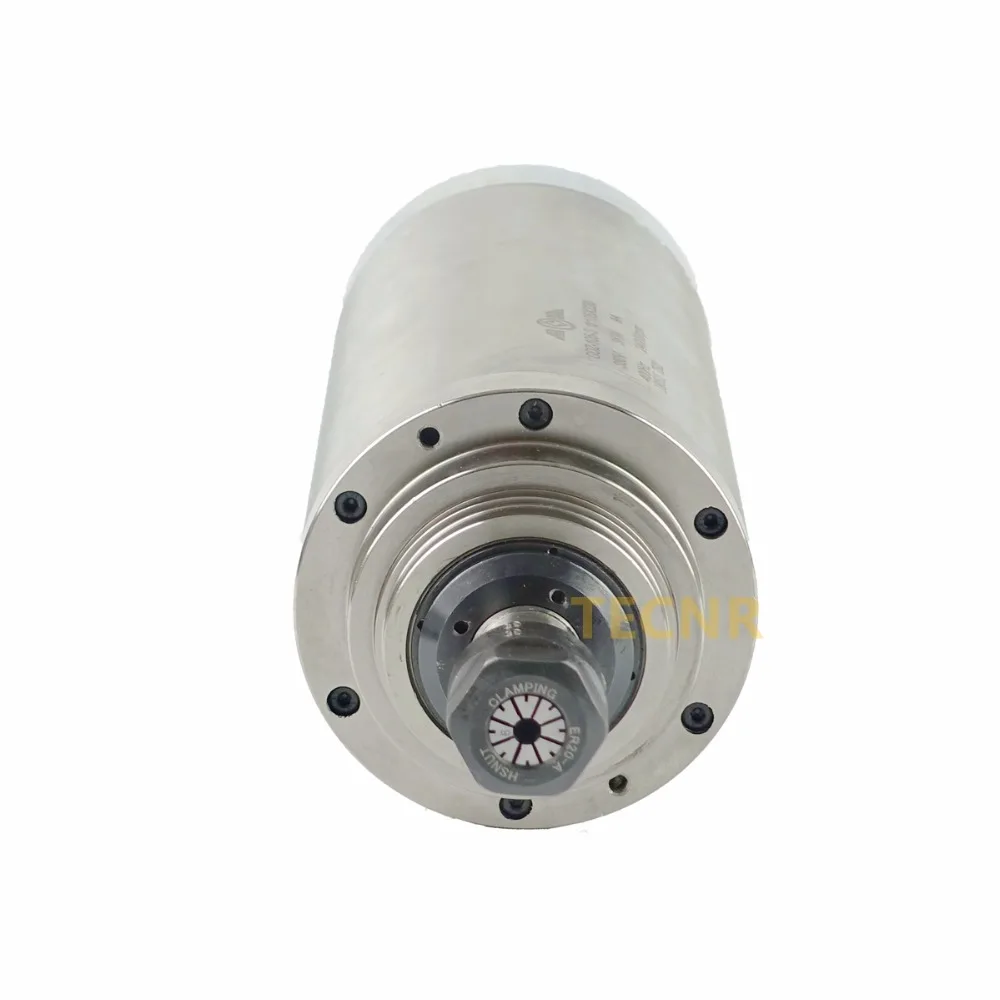 TECNR 4 bearing 3KW water cooled spindle motor 220V 380V diameter 100MM ER20 GDZ-100-3.0