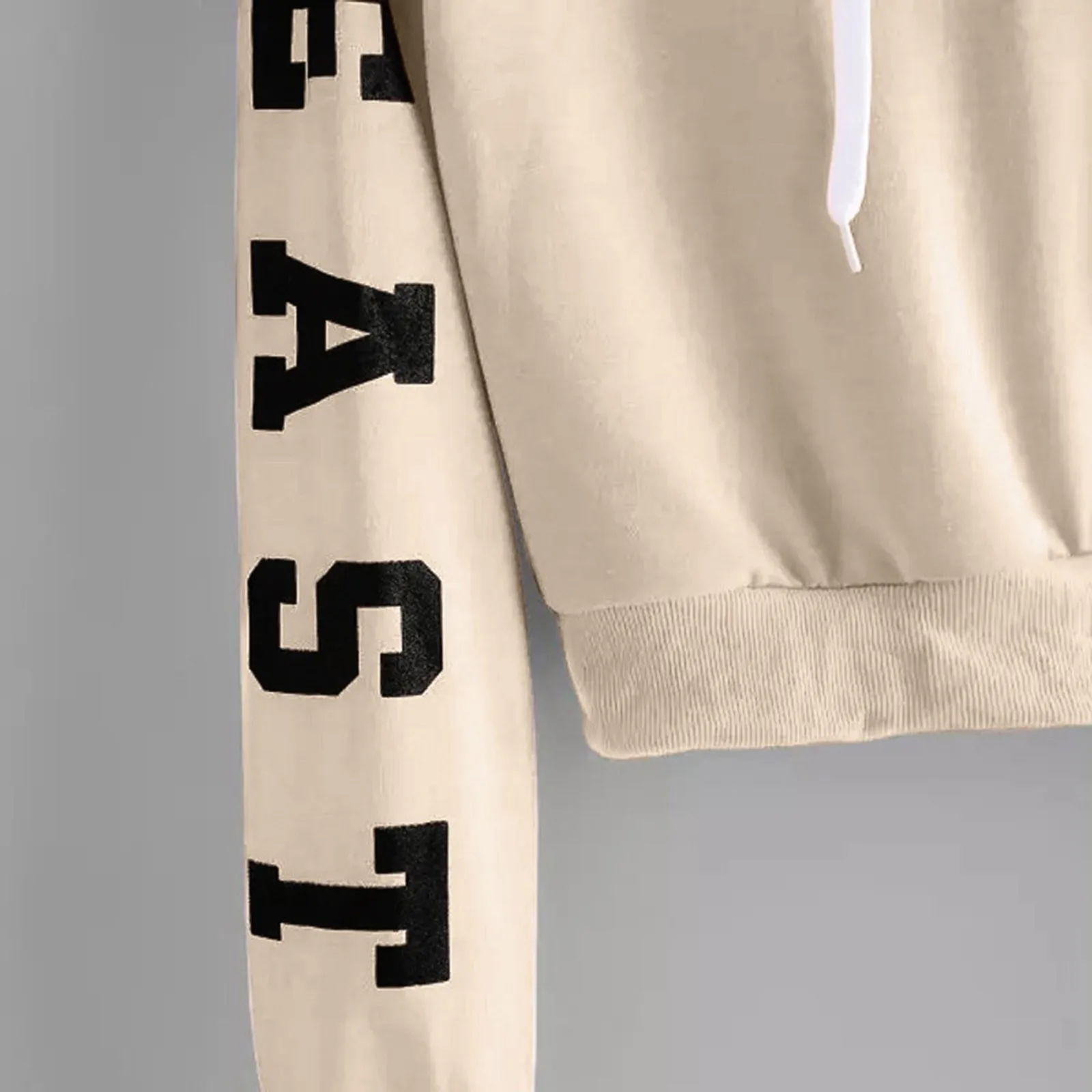 Letter Heart Print 90s Hoodie Woman Sweatshirt R Print Long Sleeve Short Tops Round Neck Sweatshirt Hooded Casual Daily Wear