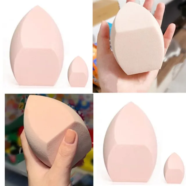 10 szt. Duży gąbka do makijażu wysokoelastyczny Blender kosmetyczny Puff podkład pudrowy krem aplikator mokro suche podwójne zastosowanie