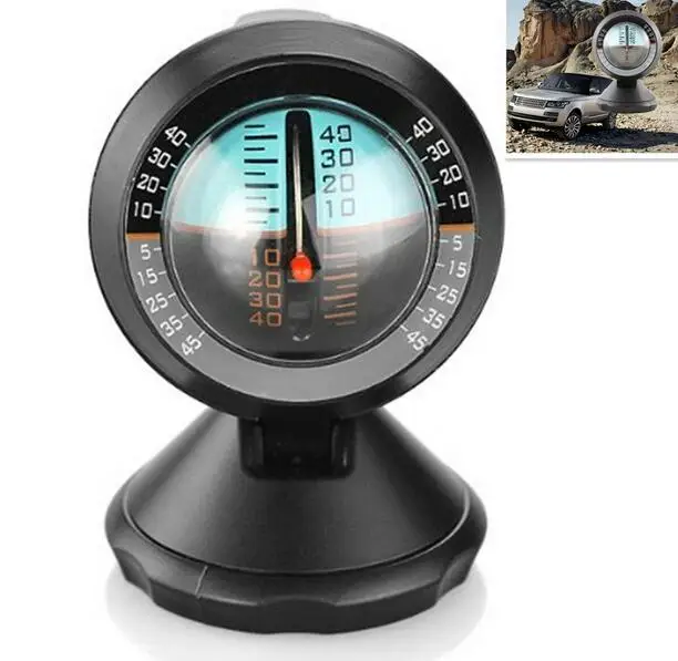 Car SUV Outdoor Travel Slope Indicator Up Downgrade Clinometer Slopemeter Gauge