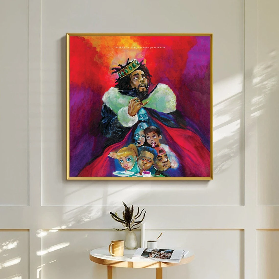 J. Cole Kod Music Album Poster Canvas Print Home Decoration Wall Painting ( No Frame )