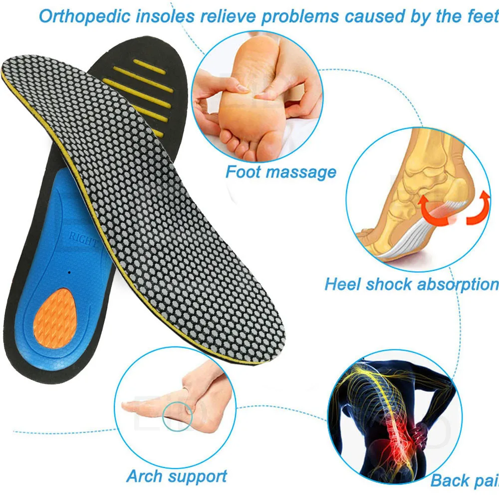 EiD EVA Orthopedic Insoles Orthotics flat foot Health Sole Pad for Shoes insert Arch Support pad for plantar fasciitis Feet Care image 4