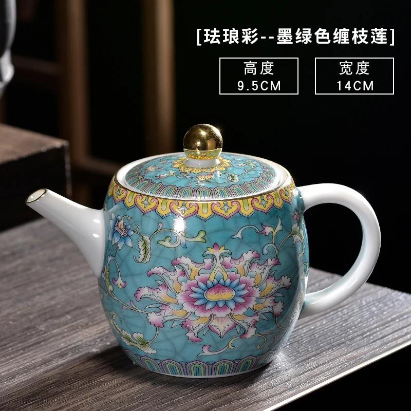 

Ceramic Teapot with Infuser for Loose Tea Charm Cute Chinese Kung Fu Teapot Container Zaparzacze Do Herbaty Teaware BD50TT