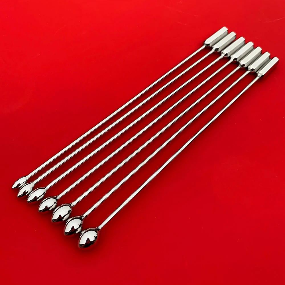 7pcs/Set Sex Toys Metal Urethral Catheter Male Steel Urethral Dilator Horse Eye Stimulation Penis Plug Sounding Masturbator Men