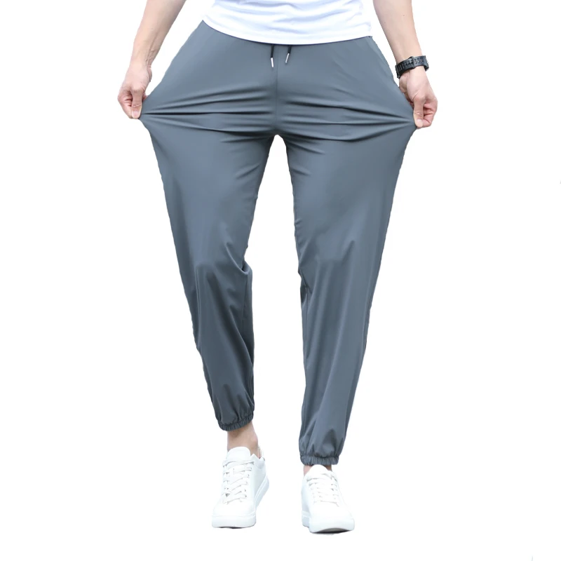 Men's High Stretch Sport Pants, Quick Dry, Breathable, Thin, Outdoor, Hiking, Climbing, Summer