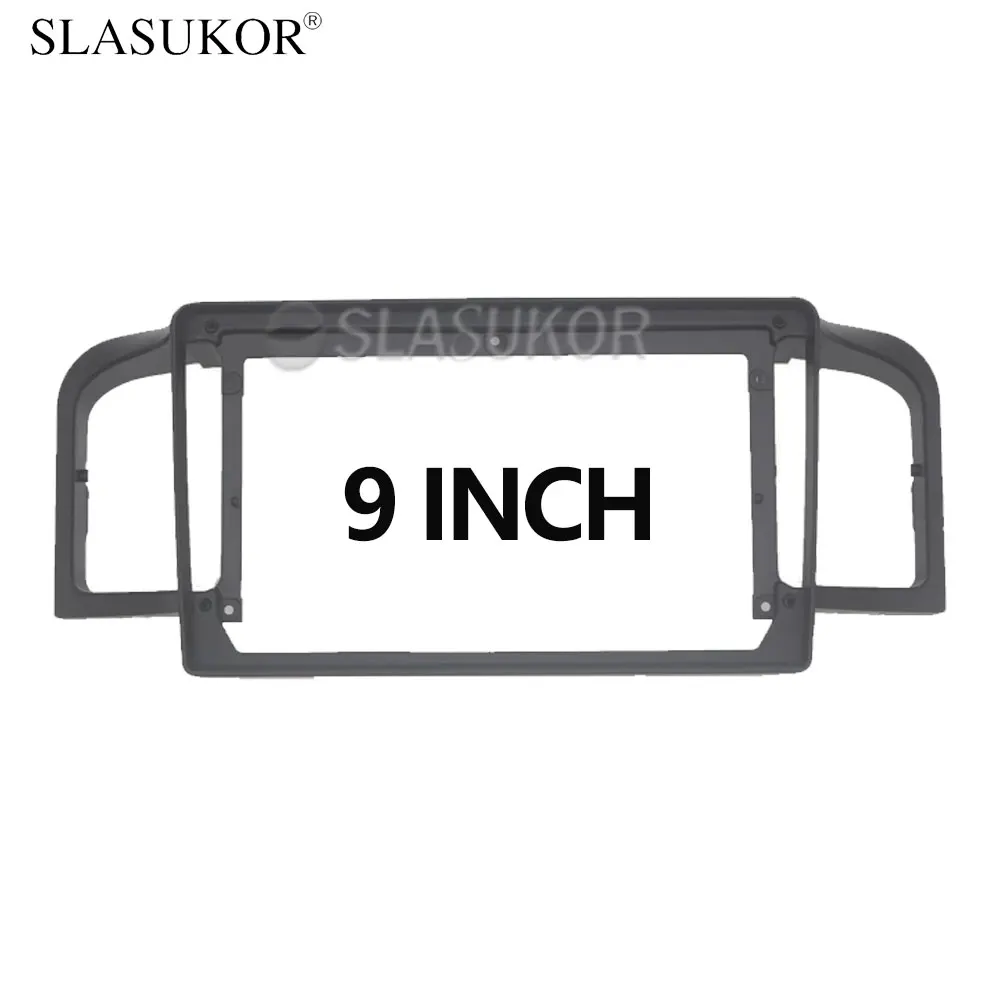 9 INCH Double Din Car Radio Fascia Frame  For Lifan 620 Solano 2008 2009 2010 - 2015 FRAME No Cable Trim Dashboard Panel Kit