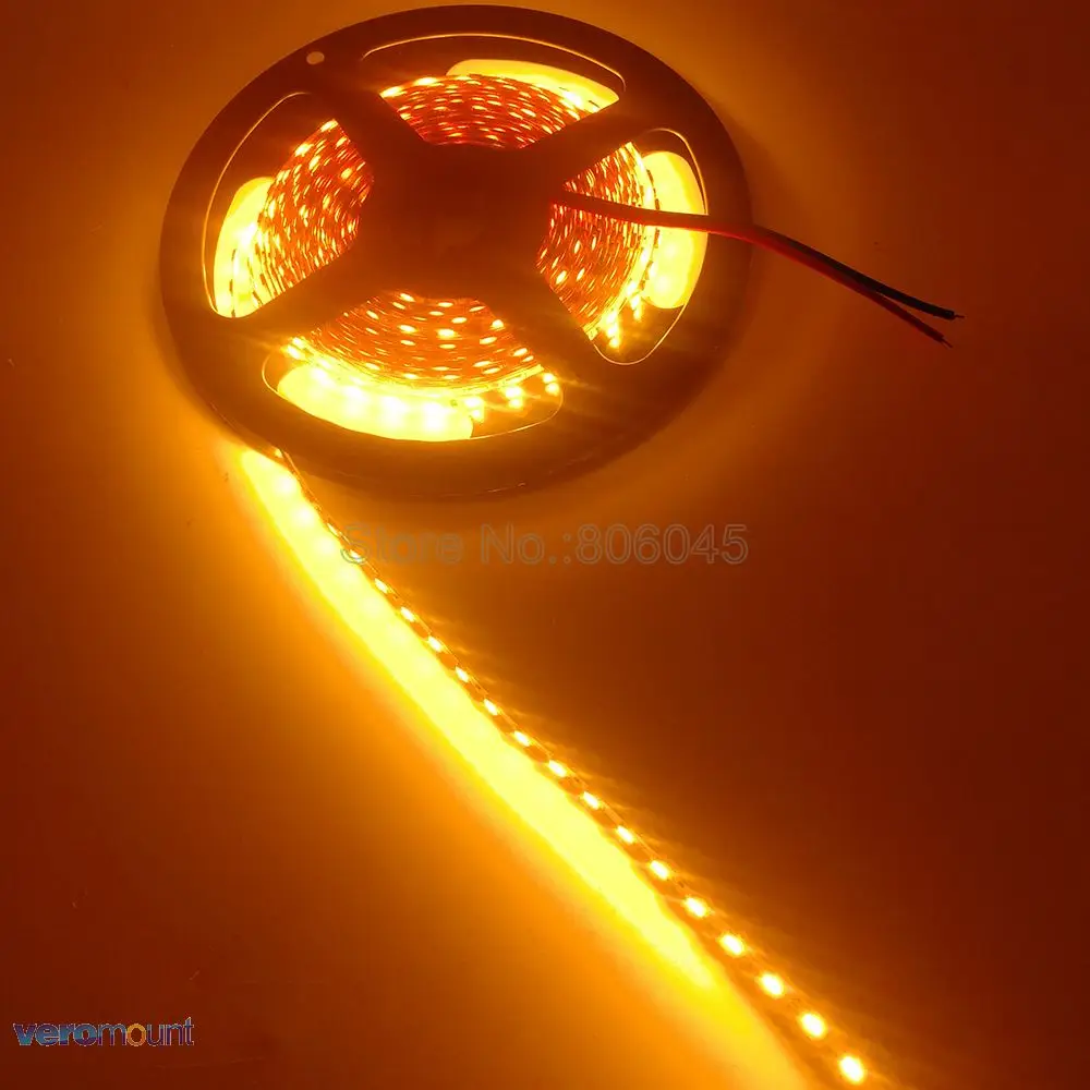 4mm Narrow Width 5m 2835 LED Strip Tape 120LED/M 600SMD 12V Flexible Strip White Warm White Blue Green Red Yellow IP20 Stripe