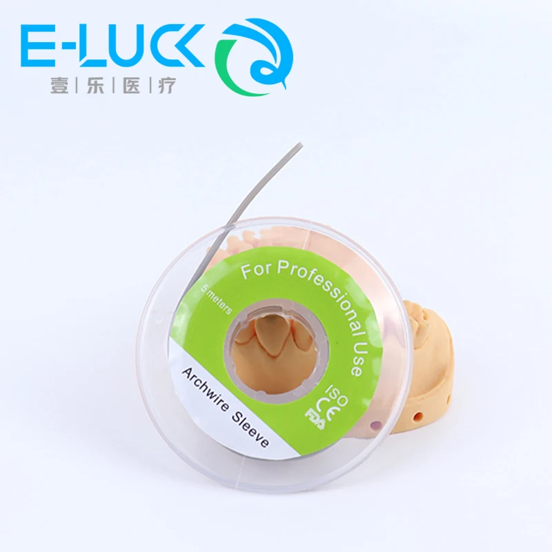 1Pcs Dental Ortho Orthodontic Elastic Power Tube For 5 meters/Roll