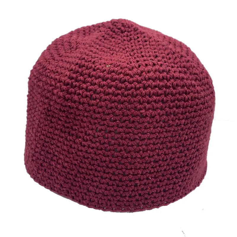 Sombrero musulmán para hombres, gorros de oración de punto, gorros indios, gorro étnico islámico, Hijab, gorros musulmanes para hombres, Invierno