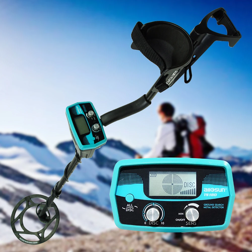 All-sun TS180 Handheld Metal Detector, impermeável, subterrâneo, alta precisão, tipo pequeno, instrumento de posicionamento arqueológico