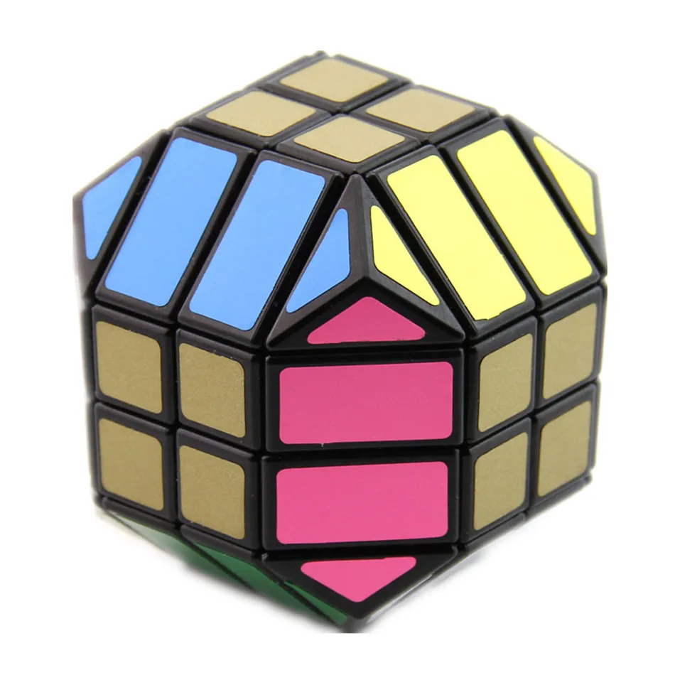 Lanlan Super Mask CaneBall Magic cube 4x4x4 Ball Shaped Speed Puzzle Super Mask Cube Educational Toy Professional Cubo Magico