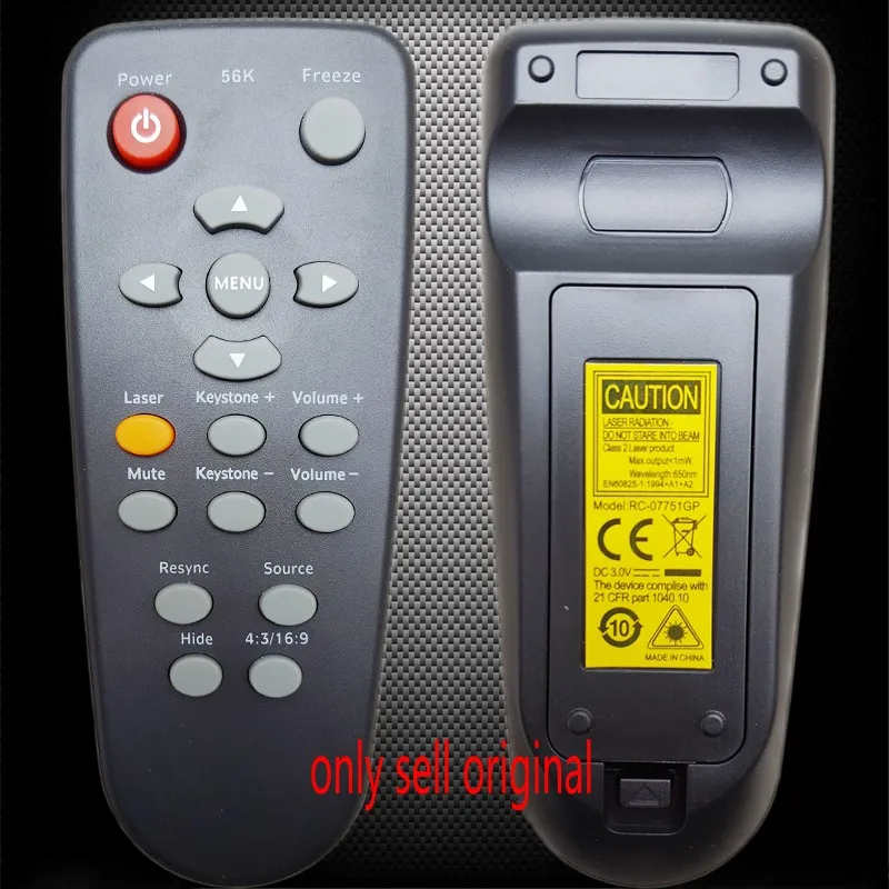 Original Remote Control For Lenovo T288 T260 ViewSonic PJ678 Projector