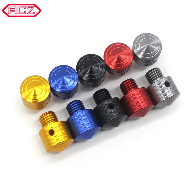 

For Yamaha FJ-09 Tracer900 XSR900 FZ1 FZ6 2Pcs Motorcycle Mirror Adapters Side Mirror Bolts Screws CNC Motorcycle Accessories