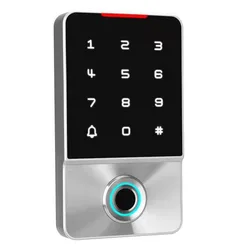 IP68 Waterproof 13.56Mhz Access Control Reader Fingerprint Door Lock Lock Fingerprint Card Reader access control keypad