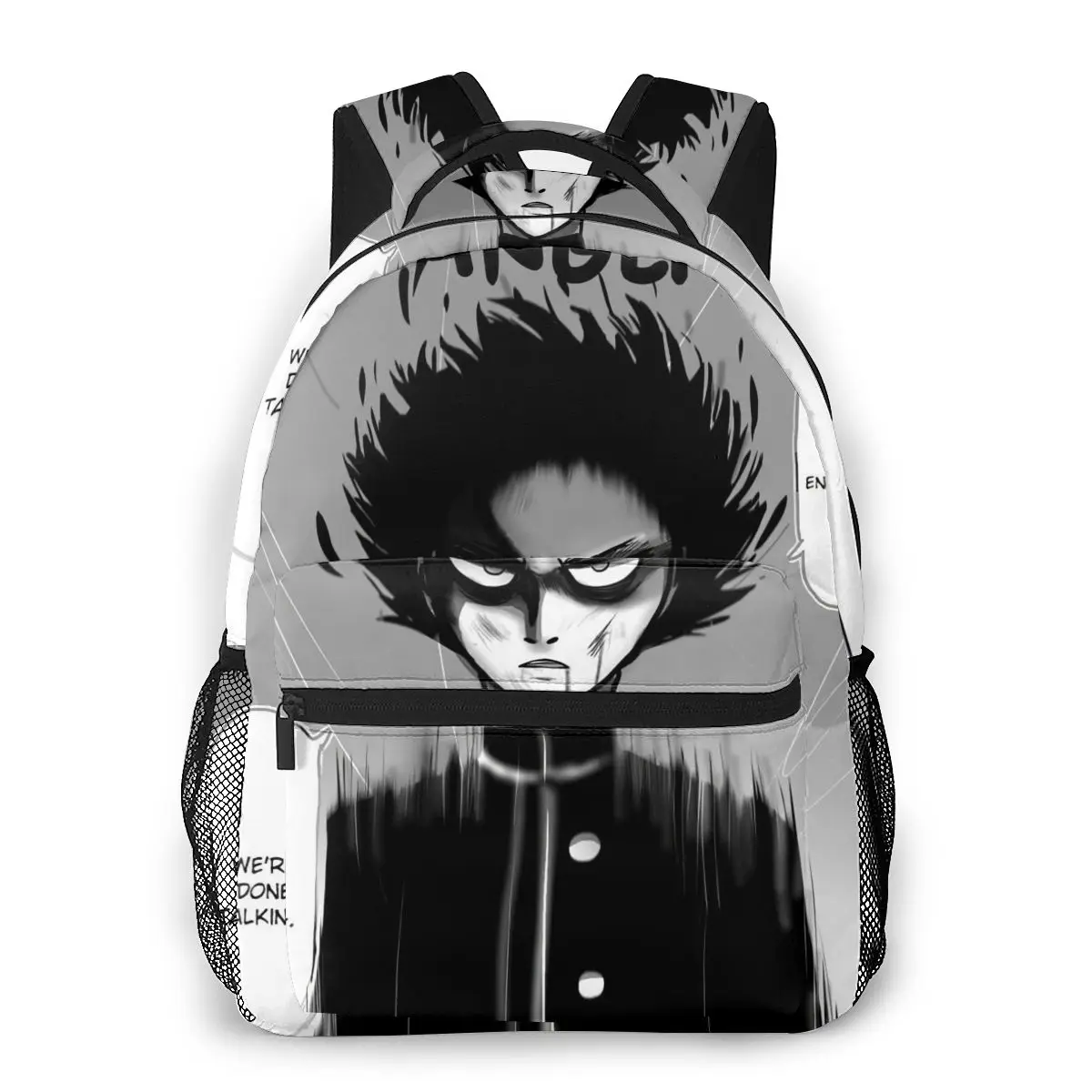 Mob Psycho 100 Mochila para Meninas Meninos Mochila De Viagem Mochilas para Saco De Escola Adolescente