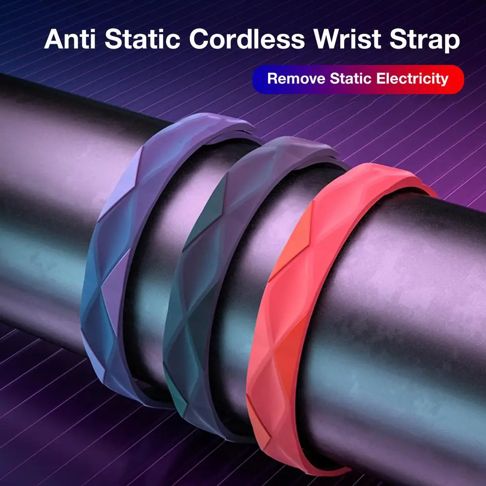 Adjustable Antistatic Anti Static Bracelet Wireless Cordless Wrist Strap To Remove The Body Static Wrist Band