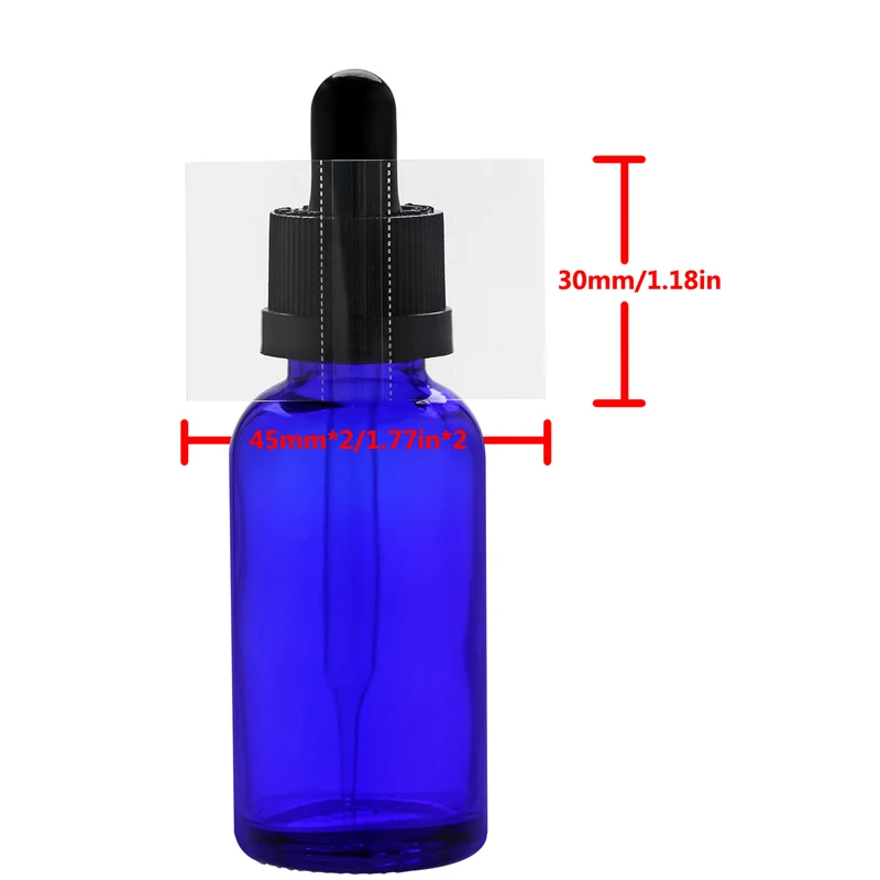 250/500Pcs Pvc Transparant Heat Shrink Bands 45 x 30 mm For  Various Boston Round Bottles, Tinctures, and Many Other Bottles