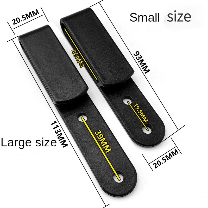 2 PCS K-waist Clip Accessories Knife Back Clip IWB Gun Sleeve Clip Back Clip Set KYDEX HOLSTER CLIP Tools