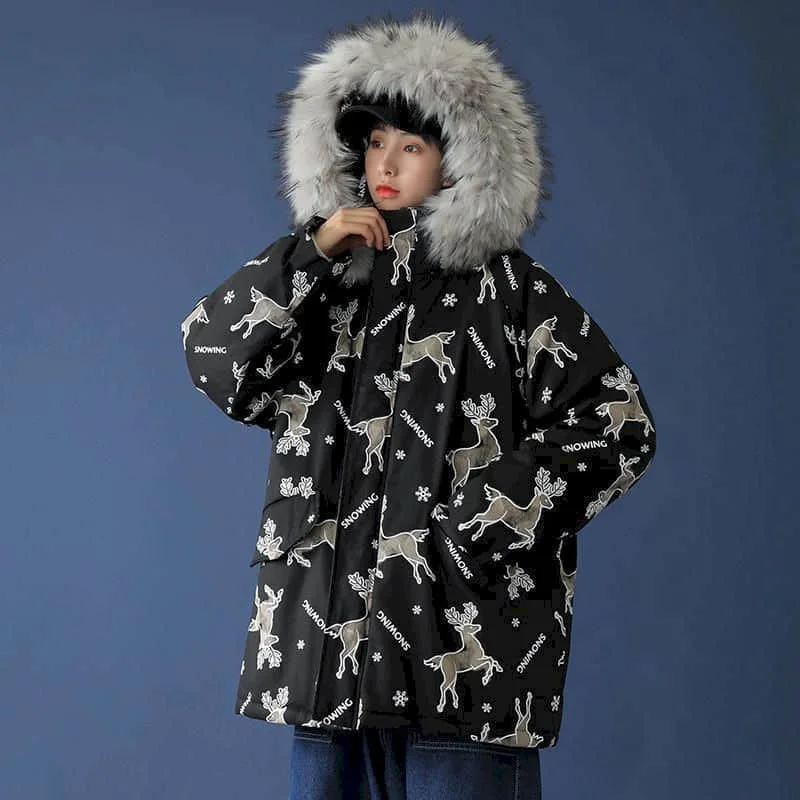 Abbigliamento donna collo di pelliccia cappotto di cotone donna giacca imbottita invernale coreana allentata oversize 2022 nuovi studenti in stile Hong Kong