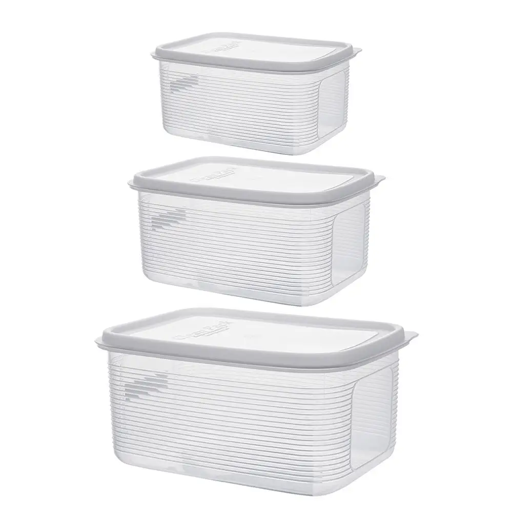 Storage Box Classified Plastic Storage Box Rice Cylinder Large Capacity Organizer Fruit Vegetable Crisper Multigrain Rice Barrel