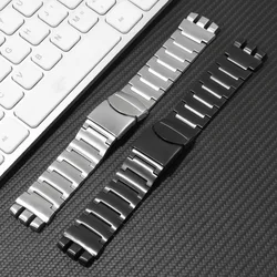 Solid Stainless Steel Watchband Replacement YGS749G YCS4 Concave Convex Interface Large Steel Strap 23mm Men's Watch Accessories