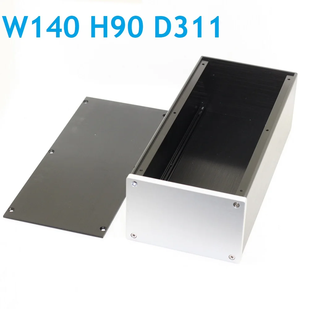 W140 H90 D209/311 Mini Maat Multy Functie Aluminium Chassis DIY Power Box Voorversterker Versterker Achterbehuizing Behuizing Front Stage Shell