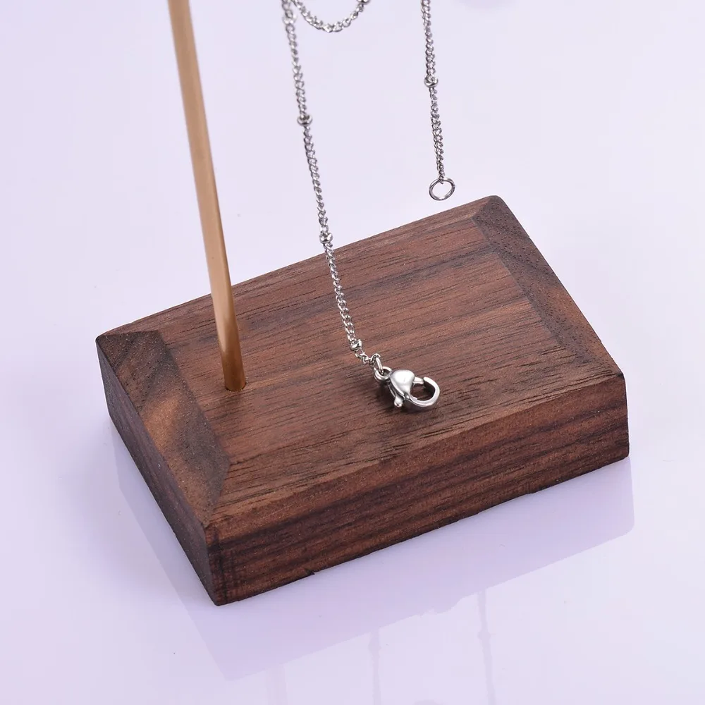 1 Stück, 1,5 mm breite Edelstahl-Perlenkette für DIY-Schmuckherstellung von Anhängern, Halsketten, Armbändern und Fußschmuck – Detail 5