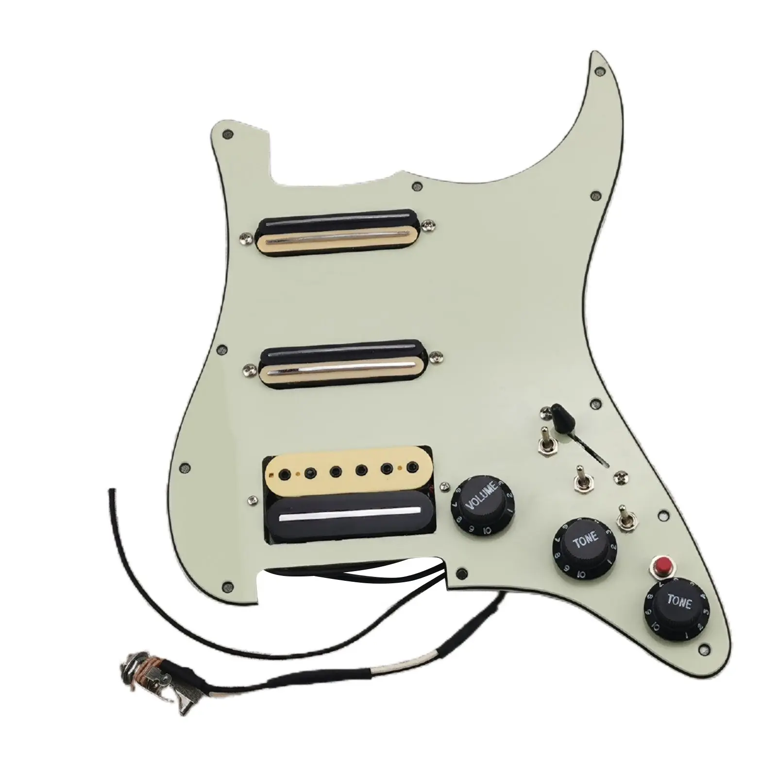 

Guitar Guitar Pickup Prewired Pickguard Pickups Alnico V Humbucker Pickup Single Cut Features Wiring Harness Guitar Set Zebra