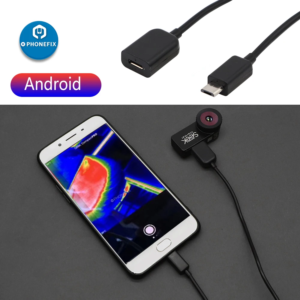 Lightning Extension Cord 1M Male to Female Extension Cable for Seek Compact PRO/FLIR ONE PRO Thermal Camera Type-C/I.OS Android