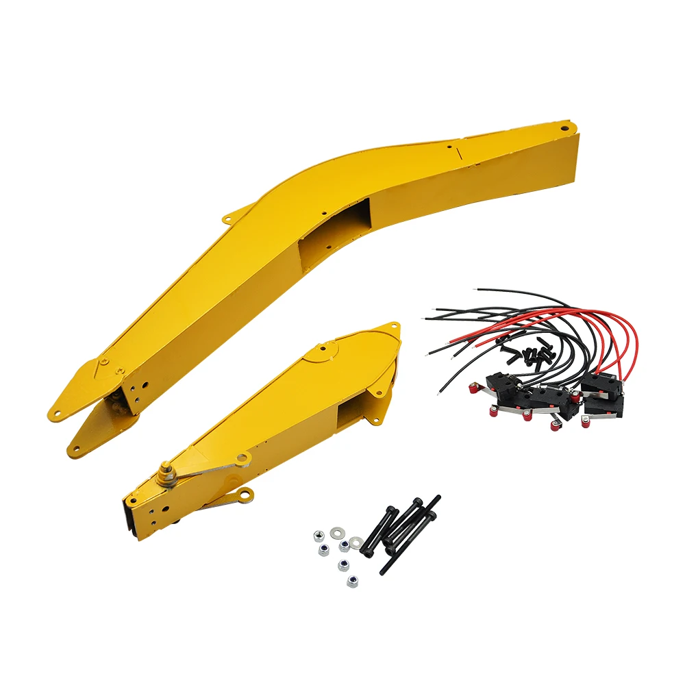 Full Metal Arm for HUINA 1550 RC Crawler Car 15CH 1:14 RC Excavator Metal Arm Part