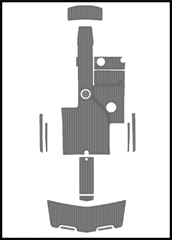 Self-Adhesive Marine deck fleet 2012 Mastercraft X2 swim platform pad cockpit eva boat floor