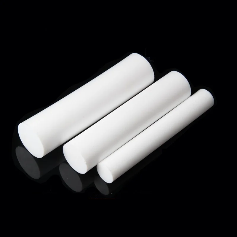 Barre en polyjavafluoroéthylène blanc, 5mm-10mm de diamètre, respectueuse de l'environnement, tige Deliplastic non CUDIY