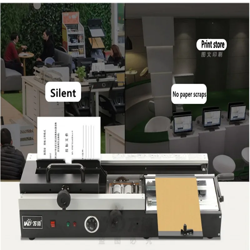 A4 size Wireless Glue Book Binding Machine Booklet Binder