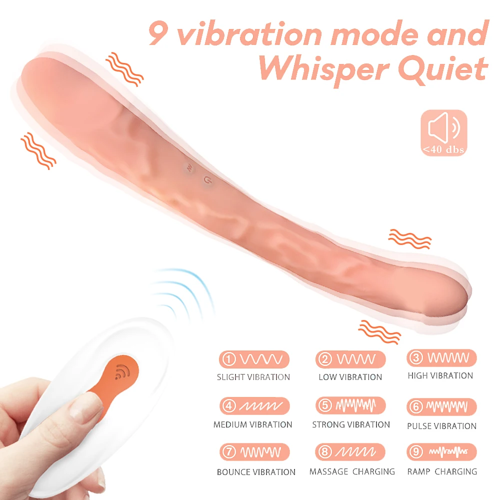 Super Long Dildo Vibrators for Women Strapless Strapon Vibrator for Lesbian Double Penetration Sex Shop for Couples Vibrators