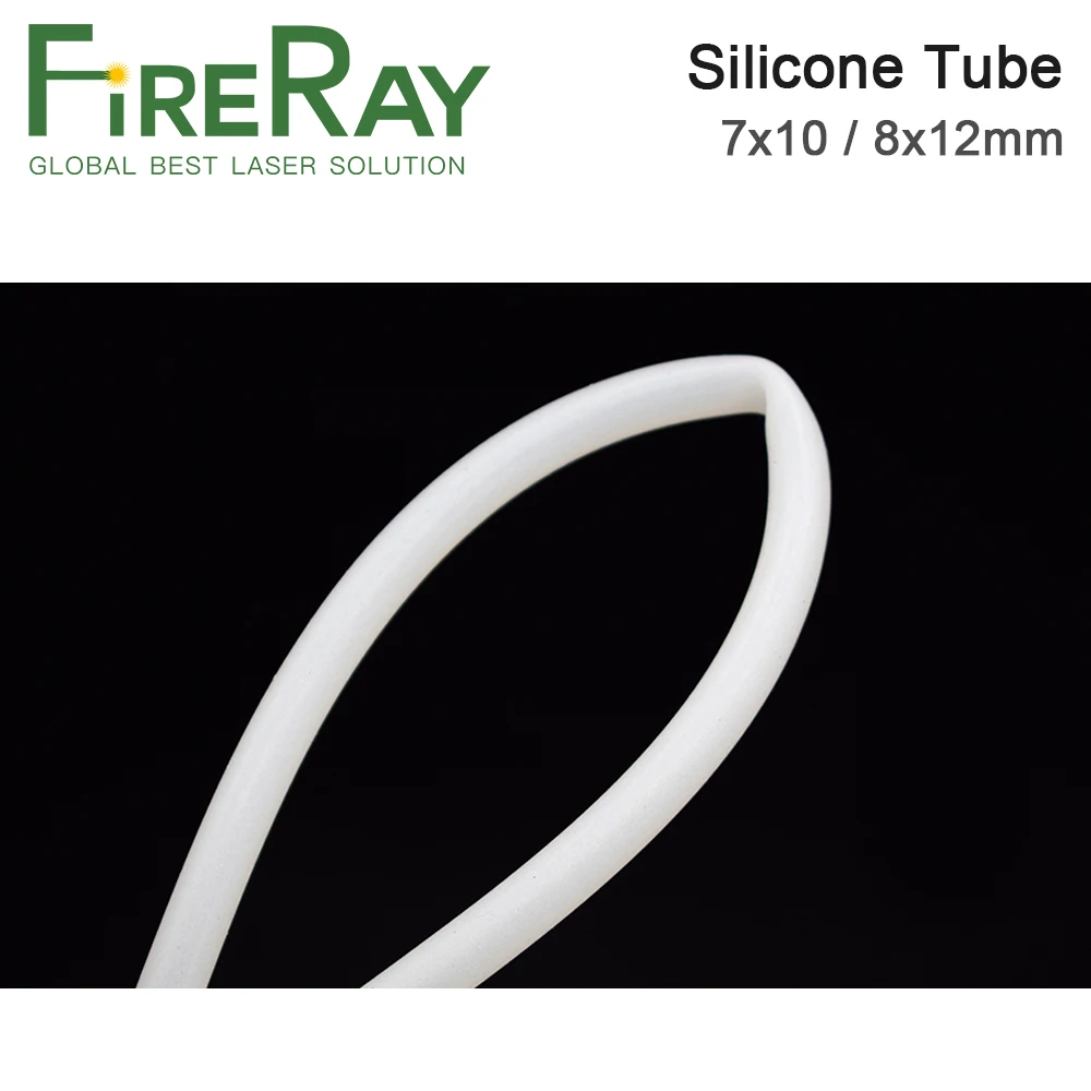 Silicone Tube 7x10mm 8x12mm Water Pipe Flexible Hose For Water Sensor & Water Pump & Water Chiller For CO2 Laser Cutting Machine