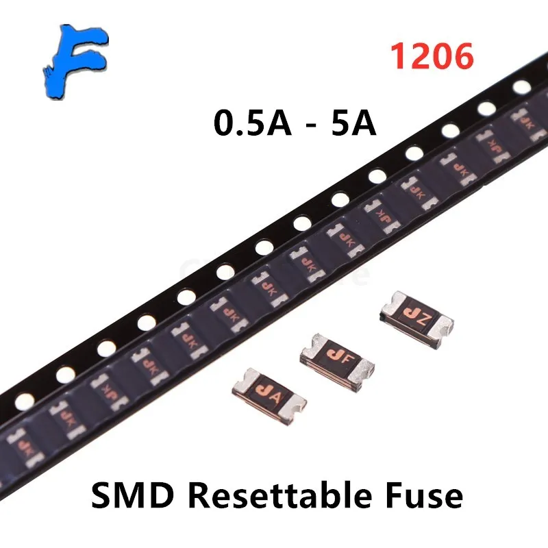 

3216 1206 A 2A 3A 4A SMD сбрасываемый предохранитель PPTC переключатель Самовосстанавливающийся Предохранитель