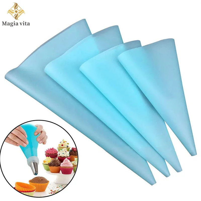 25CM~55CM Silicone Bag Candy For Pastry EVA/TPU Baking Accessories Cake Decorating Tools Reusable Piping Bags Kitchen Reposteria