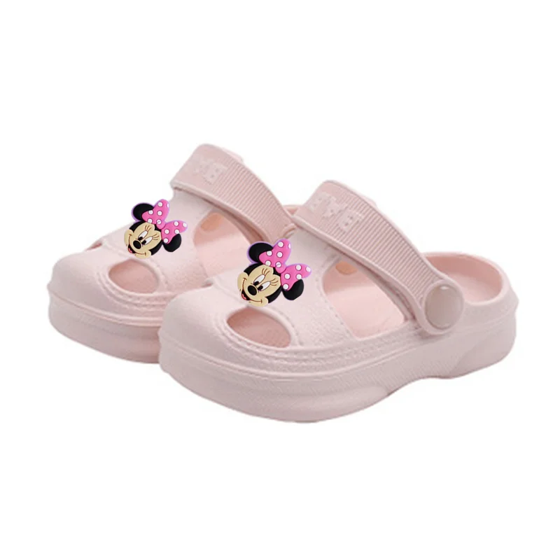 Disney Mickey mouse summer boy baby soft-soled beach shoes baby girls cartoon children's sandals slippers