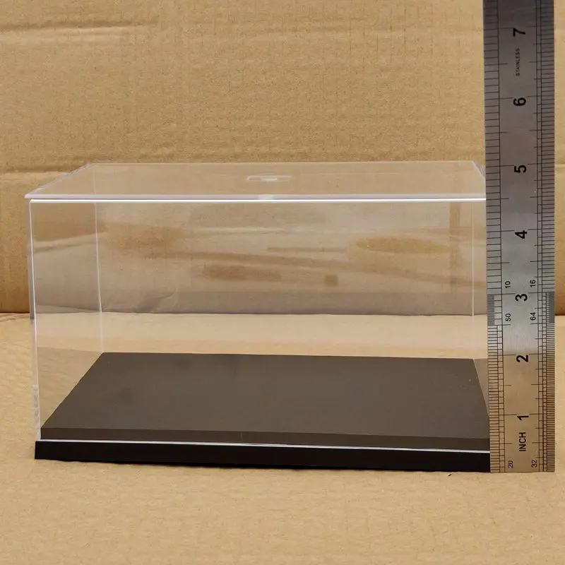 Motorcycle Model Acrylic Case Toys Car Display box Transparent Dustproof 20cm L,11.7cm H