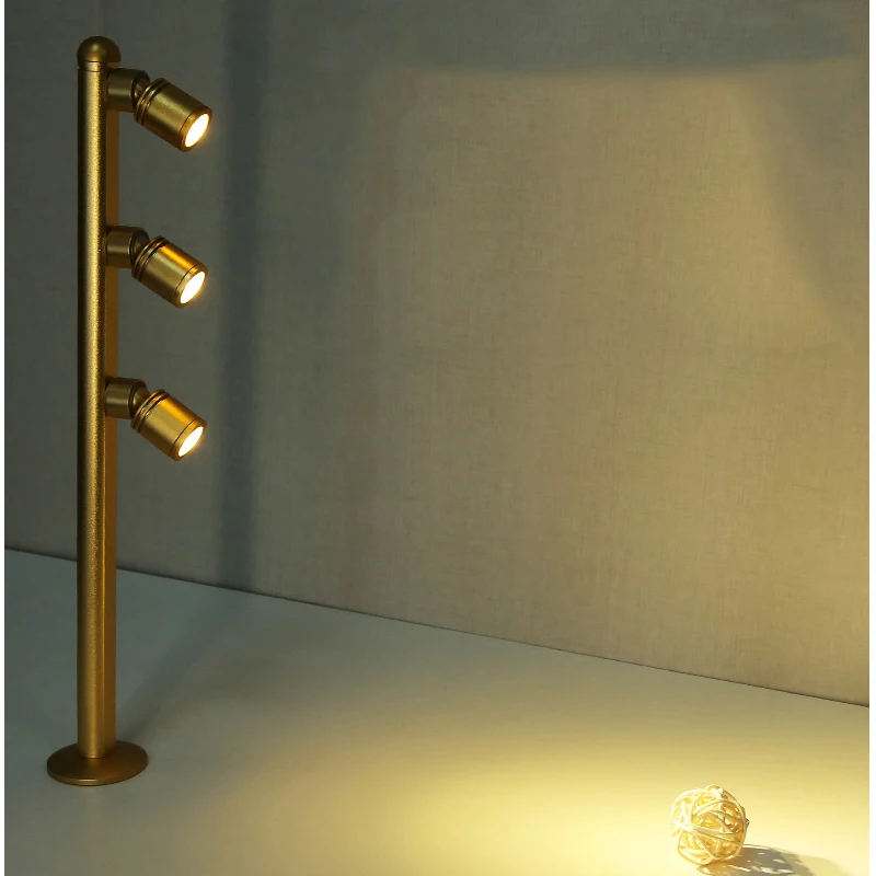 

Led Showcase Light 3W Adjustable Spotlights Exhibition DC12V Mini 20/30CM Jewelry Display Lamp For Diamond Store AC85-265V