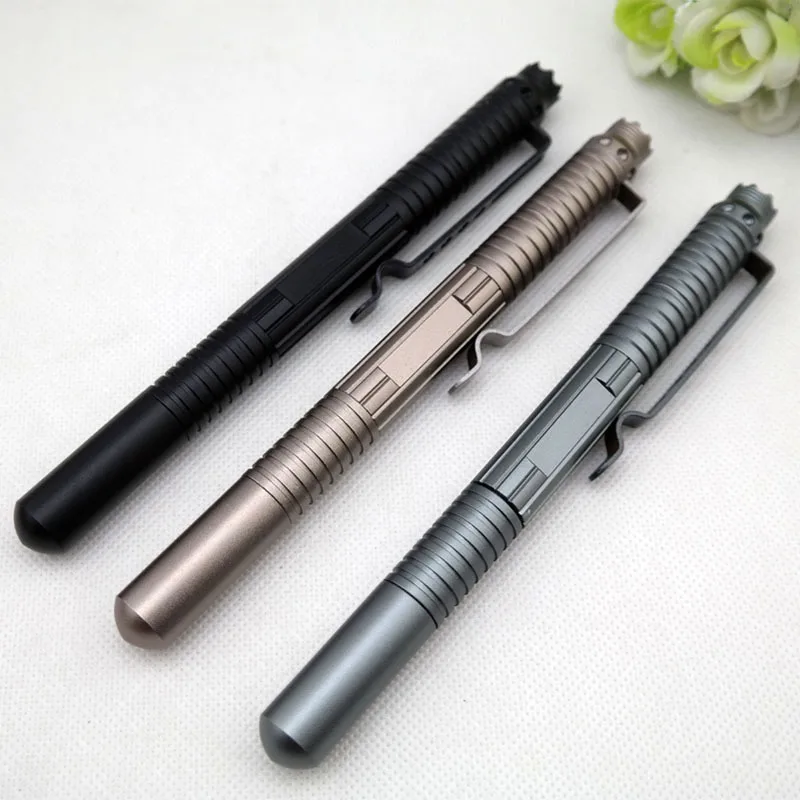 

New Portable Tactical Pen Self Defense Supplies Weapons Protection Tool Aviation Aluminum Lifesaving Tool Self Guard Pen