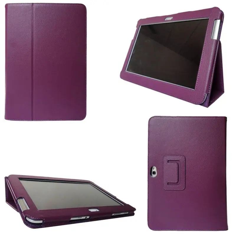 Magnet Pu Leather Stand Cover Case For Samsung Galaxy Note 10.1 GT N8000 Tablet N8010 N8013 N8020 Folio Flip Book Case