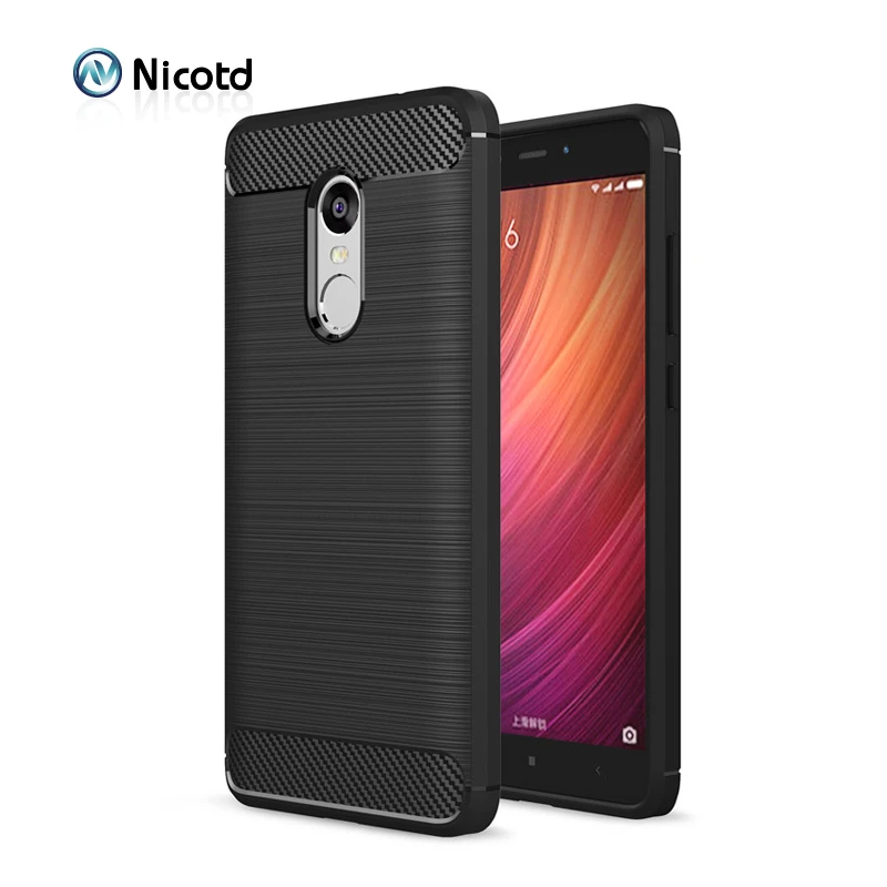 Nicotd Fashion Shock Proof Soft Silicone For Xiaomi Redmi Note 4x For Redmi Note 4 Global Version Phone back Cover Note 4 pro