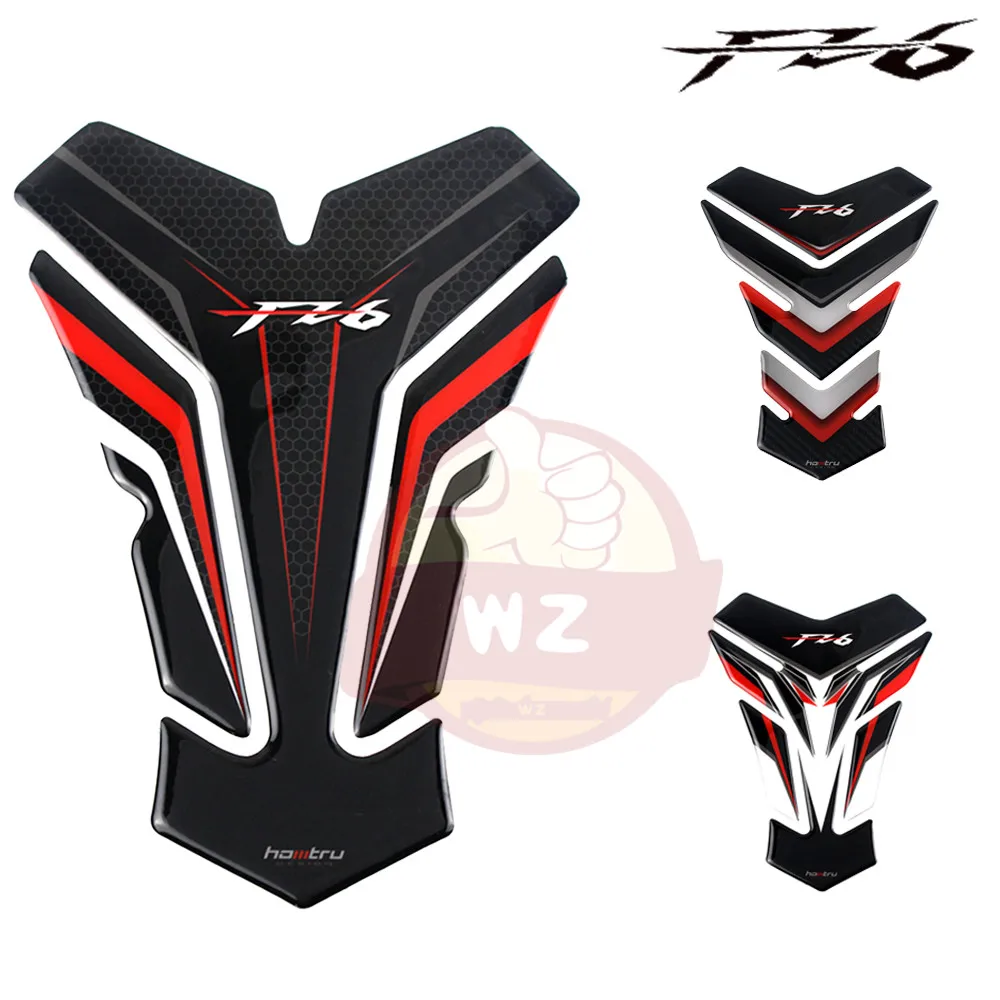 

Motorcycle Fuel Tank For Yamaha FZ6 FZ6S FZ6N FZ6 Fazer Fuel Tank 3D Protection Sticker Water Tank Protection Pad