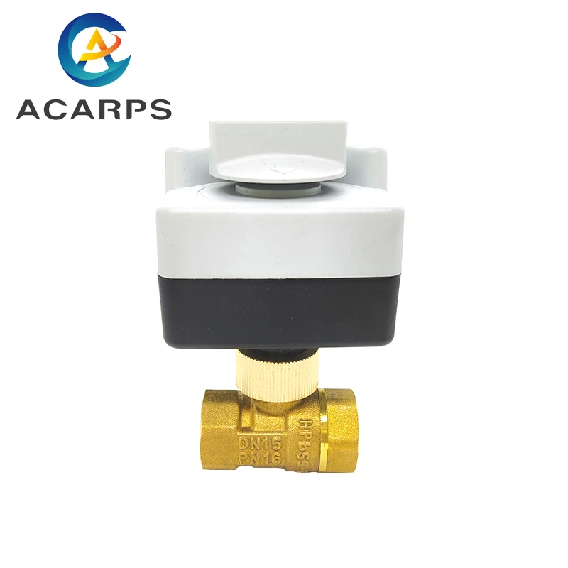 

Brass Electric Ball Valve With Manual Switch Three Wire Two Control DN15-50 Electric Actuator 220V 24V 12V