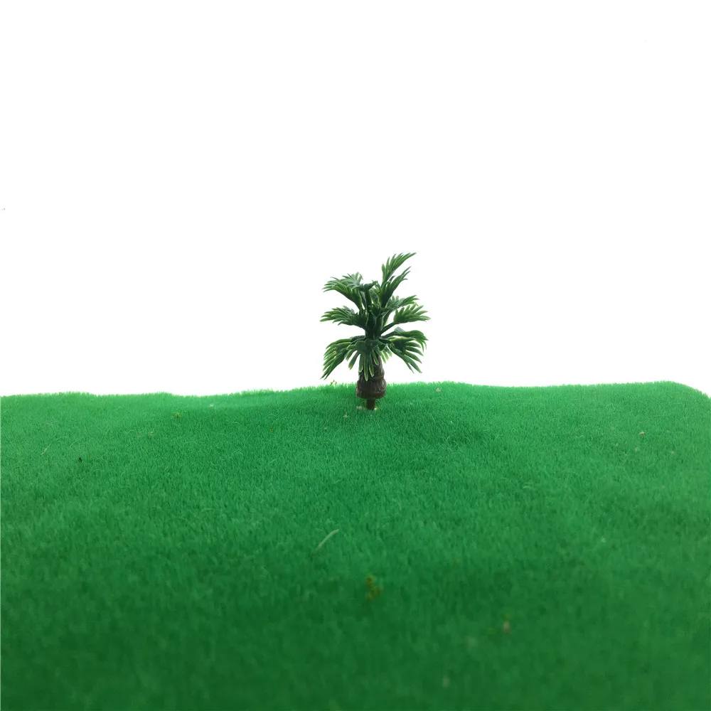 

100pc 1.5cm-5cm 1/200-1/50 Scale Plastic Miniature Model Palm Tree Railway Ho Train Layout Diorama Building Modelling