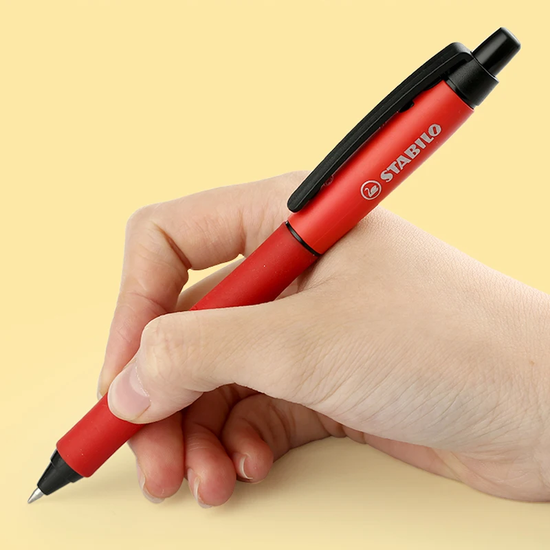 1pcs Stabilo Gel Pen 268 Large Capacity Student Black Writing Exam Special Pen Pressing Pen 0.5mm