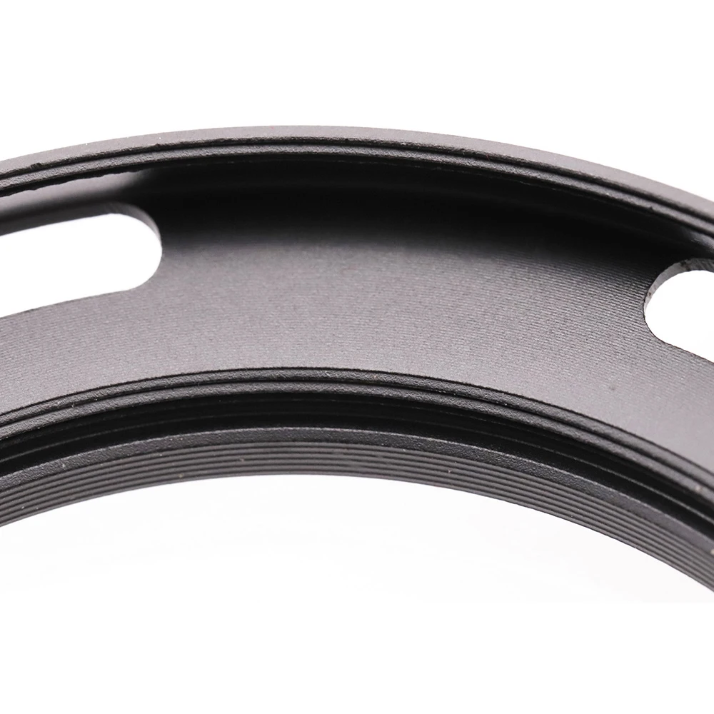 Universal Metal Screw-In Vented Korte Zonnekap Zwart 62 / 67/72Mm Camera Fotografie Accessoire