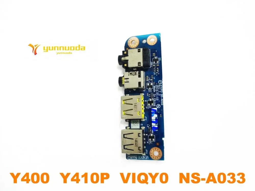 VIQY0 NS-A033 for Lenovo Y400 Y410P Usb Port Board Audio board  100% tested good